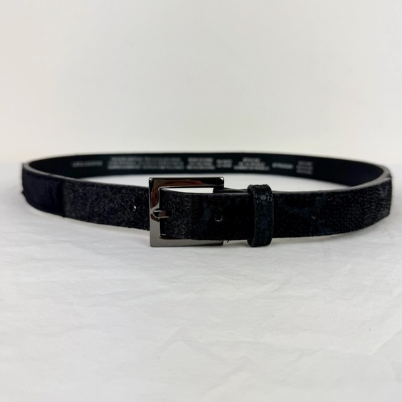 Liz Claiborne Black Patchwork Belt - Picture 6 of 8
